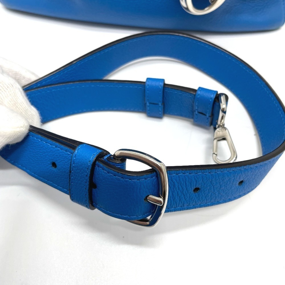 CHRISTIAN DIOR Blue Leather Shoulder Bag - Picture 16 of 16